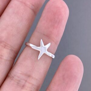 Starfish Sterling Silver Ring 925 Sizes 3,5,6